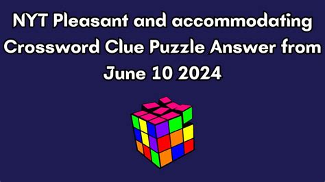 pleasant crossword puzzle clue.
